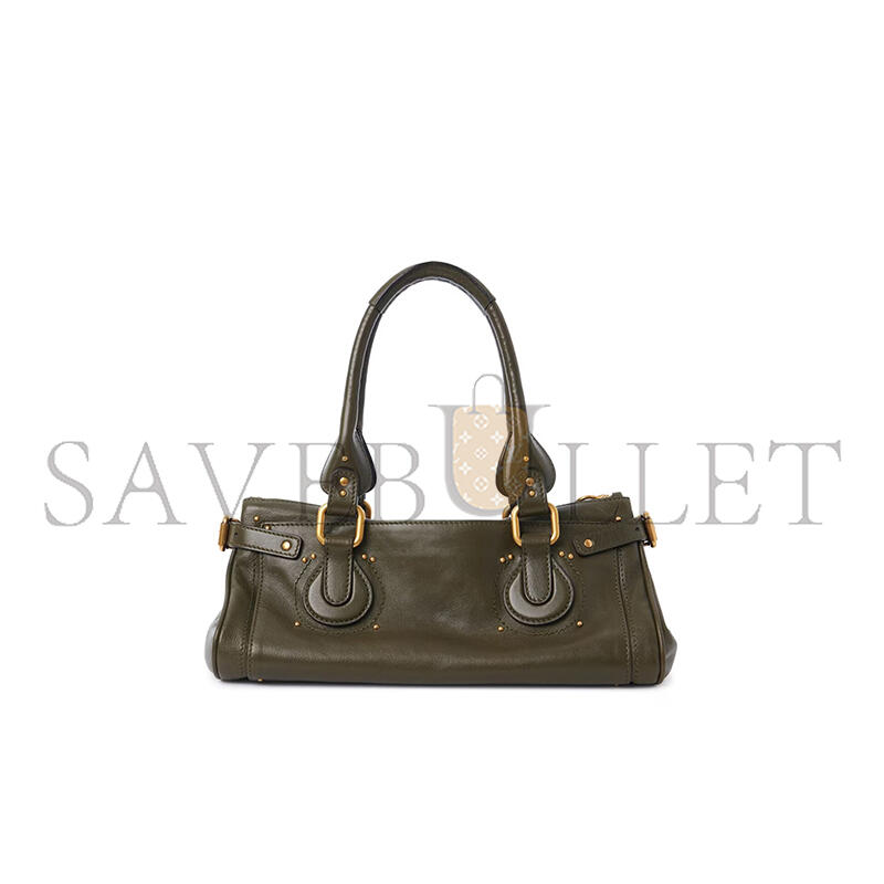 Ch10É paddington bag in grained leather ch25ws802p753e5 (36*18*18cm)